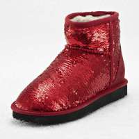 VANCL凡客诚品 晶莹璀璨雪地靴4寸40692红色37