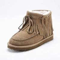 VANCL凡客诚品 流苏物语时尚雪地靴4寸41283驼色39