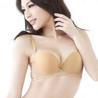 VANCL凡客诚品  女士简约时尚超细纤维光面文胸13031杏色D70