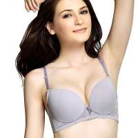 VANCL凡客诚品  女士简约时尚超细纤维光面文胸13031浅紫色D70