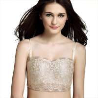 VANCL凡客诚品  女士奢华典雅刺绣塑身抹胸13040肤色D70