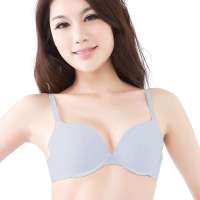 VANCL凡客诚品  女士爽滑超细纤维舒适光面文胸16697银灰色80D