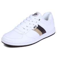 安踏 男款 板鞋 61232080 白/深咖啡/沙茶 39