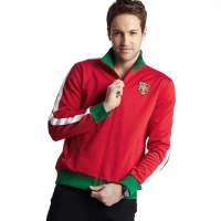 VANCL凡客诚品  男士足球梦想针织夹克情侣款(男款)9642葡萄牙红色XXL