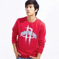 VANCL凡客诚品  男士NBA球队系列圆领卫衣--先锋火箭30503火箭红色L