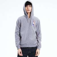 VANCL凡客诚品  男士NBA拉绒连帽卫衣--NBA主题31874花灰色XXL