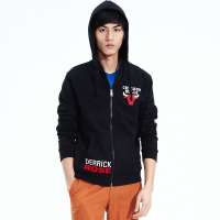 VANCL凡客诚品  男士NBA拉绒连帽卫衣--罗斯新贵31879黑色S