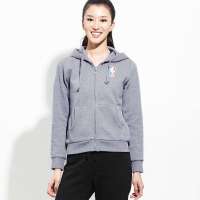 VANCL凡客诚品  女士NBA拉绒连帽卫衣--NBA主题（女款）31882花灰色M