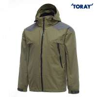 VANCL凡客诚品  男士肩部拼色户外冲锋衣34282橄榄绿色/中灰色XL