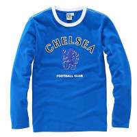 VANCL凡客诚品  男士足球豪门磨毛加厚长袖T恤41267切尔西蓝色S
