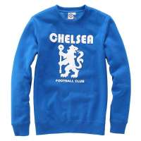 VANCL凡客诚品  男士足球豪门抓绒加厚圆领卫衣41268切尔西蓝色XXL