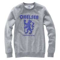 VANCL凡客诚品  男士足球豪门抓绒加厚圆领卫衣41268切尔西中花灰XL