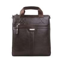 videng polo 威登保罗 商务休闲男包  男士单肩手提斜挎包2029-1深棕色