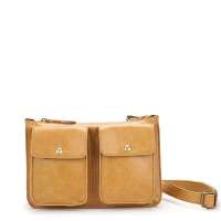 VANCL凡客诚品  女士凡尔赛通信使复古斜挎包36274黄色23*6*15 CM