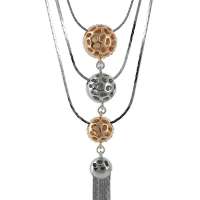 私言私语 pwords 多米诺时空 多层拼接流苏项链 gsnt0036