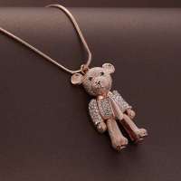 私言私语 pwords 抱抱熊 可爱小熊动物项链 gsnt0099
