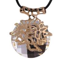 私言私语 pwords 一生一石 镂空雕花镶石项链 gsnt0079