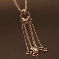 私言私语 pwords 似水流年 唯美流苏镶水钻时尚短项链 gsnt0145