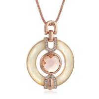 私言私语 pwords 时来运转 环形镶水钻转运长款项链 gsnt0156