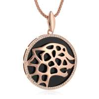 私言私语 pwords 爱无所畏 镂空豹头镶钻潮人个性项链 gsnt0160