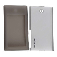 卡登仕(CAPDASE)iPod Nano7水晶背壳+玲珑胶套套装(半透黑/透黑)