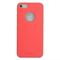 倍思(BASEUS)iPhone5翼壳带支架送膜(粉红)