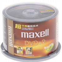 麦克赛尔刻录盘片DVD+R 16X 50筒装片(黑尊古典)