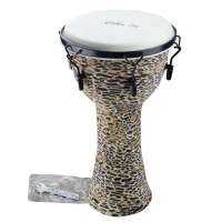 Golden Ton 10寸自学练习级拉丁打击乐器德坚必鼓(豹纹色)-GP-Dj21