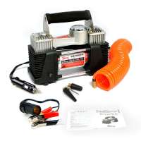 天亚多功能大功率双缸轮胎充气泵A188海绵拎手