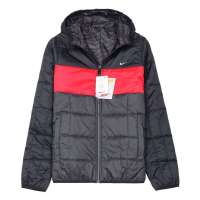 NIKE耐克 男子薄棉服444750-011黑色XXL