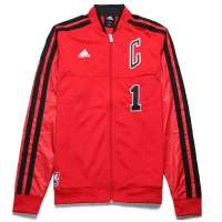 adidas阿迪达斯12年新款男子NBA场上款热身服W66636红色XXXL