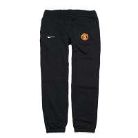 NIKE耐克 2012新款男子运动曼联针织长裤487258-010黑色M