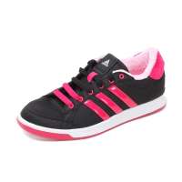 adidas阿迪达斯12年新款女子Oracle stripes W网球鞋Q22336黑色36.5