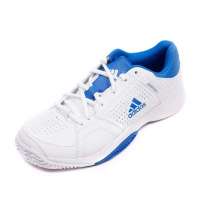adidas阿迪达斯12年新款男子Ambition VII Logo网球鞋V22434白色42.5
