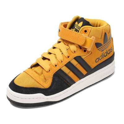 adidas阿迪三叶草2012高帮帅气休闲鞋G60542金色37