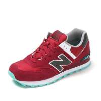 New Balance新百伦 男子复古鞋ML574MBG红色43