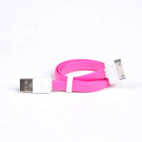 顽卓(VOJO)苹果数据充电线 550mm 玫红色