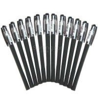 英雄 0.5mm黑色商务中性笔-666(12支/盒)