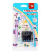 白雪 直液钢笔紫+墨囊吊装FP-5017