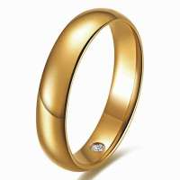 Doido爱度钻石 18K黄金钻石女戒/男戒/婚戒-承诺