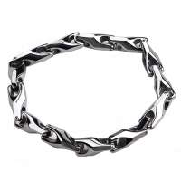 汤斯敦TUNGSTEN 钨金手链 男款手链 牛仔给力手链 不褪色 首饰6075