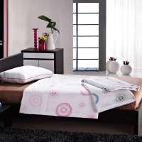 堂皇家纺/TEVEL 全棉平纹纤维空调被子 法式田园夏凉被芯(波乐传说粉)198×228