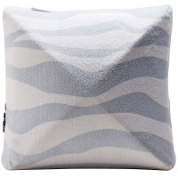 轻松伴侣生活几何按摩靠枕QS-2011斑马灰