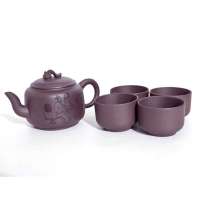 汉典正品紫砂-博古通今茶具套装(工艺礼品,家居商务办公礼品)