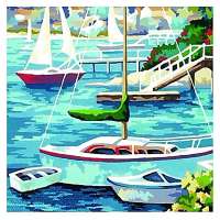 舞动色彩DIY数字油画25*25CM 春港