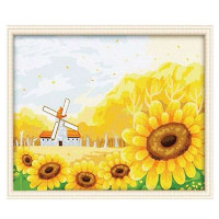 舞动色彩DIY数字油画30*40CM 秋天的童话