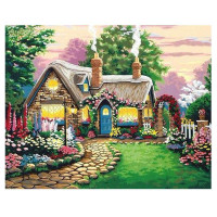 舞动色彩DIY数字油画40*50CM 童话小屋