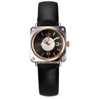 欧吉丽娜O.J.Lina镶钻时尚商务皮带石英女表OJ7006SBB