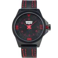 李维斯Levis时尚休闲黑色手表LTI0404