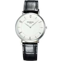 尼维达NIVADA商务休闲皮带瑞士石英男表GQ6100-106119